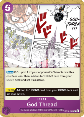 Carte One Piece God Thread OP10-079 UC PRB02
