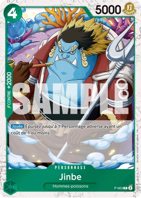 Carte One Piece Jinbe P-063 P PRB02