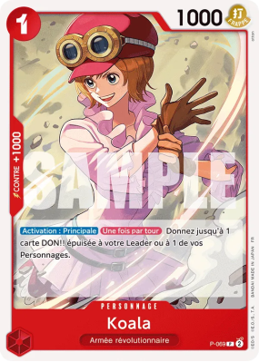 Carte One Piece Koala P-069 P PRB02