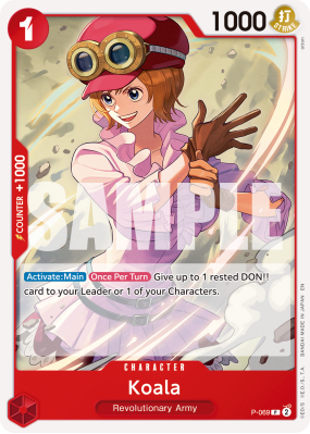 Carte One Piece Koala P-069 P PRB02