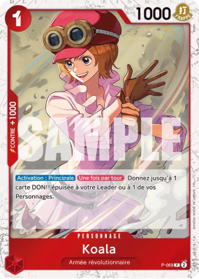 Carte One Piece Koala P-069 P FOIL PRB02