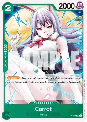Carte One Piece Carrot P-070 P PRB02
