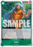 Carte One Piece Adio P-078 P FOIL PRB02