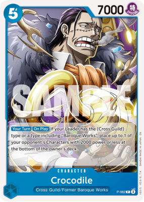 Carte One Piece Crocodile P-082 P PRB02