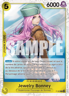 Carte One Piece Jewelry Bonney P-085 P FOIL PRB02