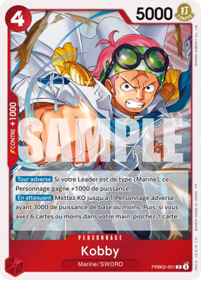 Carte One Piece Kobby PRB02-001 R