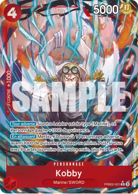 Carte One Piece Kobby PRB02-001 R ALT ART