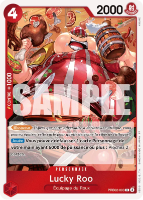 Carte One Piece Lucky Roo PRB02-003 R