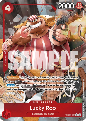 Carte One Piece Lucky Roo PRB02-003 R ALT ART