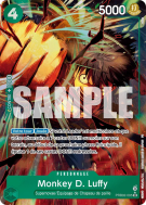 Carte One Piece Monkey D. Luffy PRB02-005 SR ALT ART