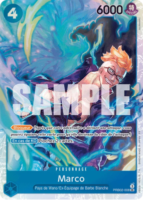 Carte One Piece Marco PRB02-008 SR