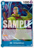 Carte One Piece Mr 3(Galdino) PRB02-009 R