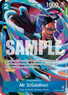Carte One Piece Mr 3(Galdino) PRB02-009 R ALT ART