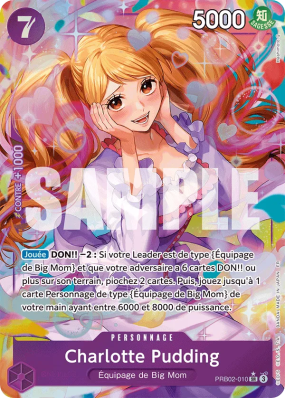 Carte One Piece Charlotte Pudding PRB02-010 SR ALT ART