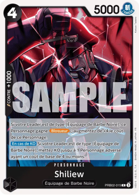 Carte One Piece Shiliew PRB02-015 R