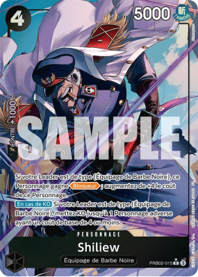 Carte One Piece Shiliew PRB02-015 R ALT ART
