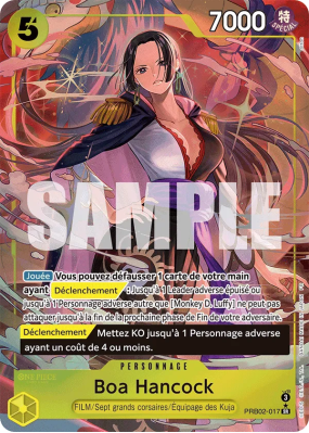 Carte One Piece Boa Hancock PRB02-017 SR ALT ART