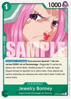 Carte One Piece Jewelry Bonney ST02-007 C PRB02