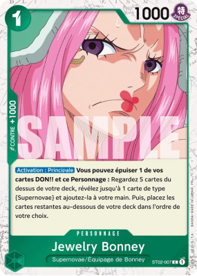 Carte One Piece Jewelry Bonney ST02-007 C FOIL PRB02