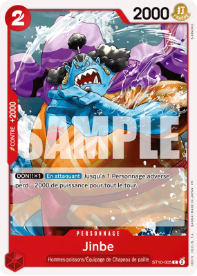 Carte One Piece Jinbe ST10-005 C PRB02