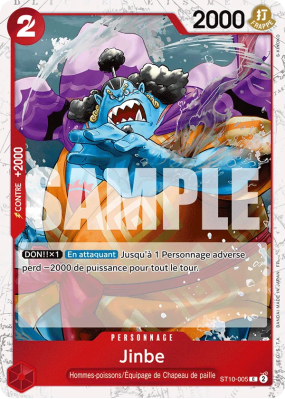 Carte One Piece Jinbe ST10-005 C FOIL PRB02