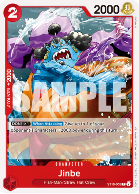 Carte One Piece Jinbe ST10-005 C PRB02