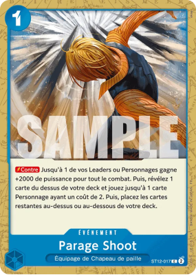 Carte One Piece Parage Shoot ST12-017 C PRB02