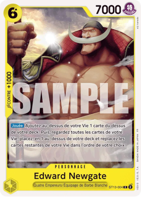 Carte One Piece Edward Newgate ST13-004 C PRB02