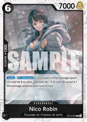Carte One Piece Nico Robin ST14-007 C FOIL PRB02