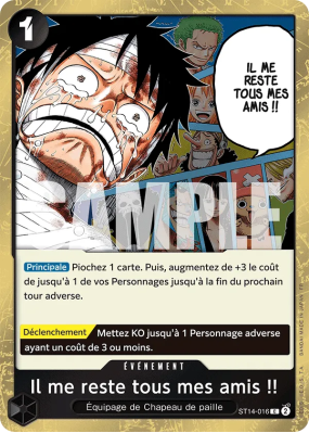 Carte One Piece Il me reste tous mes amis !! ST14-016 C FOIL PRB02