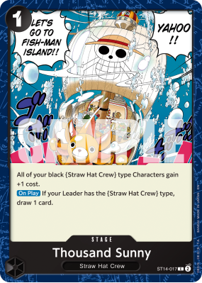 Carte One Piece Thousand Sunny ST14-017 C PRB02