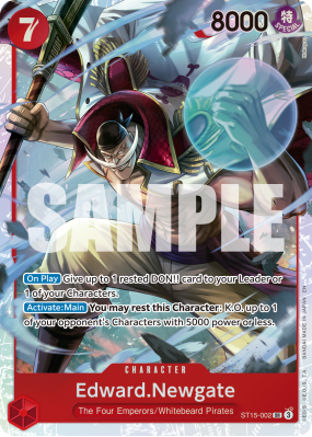 Carte One Piece Edward Newgate ST15-002 SR PRB02