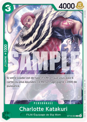 Carte One Piece Charlotte Katakuri ST16-003 C PRB02