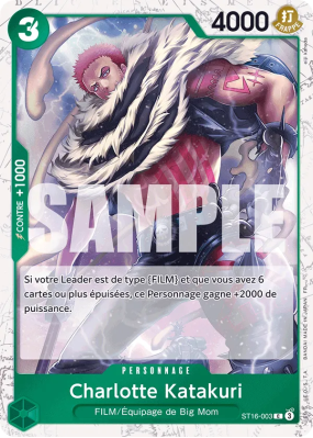 Carte One Piece Charlotte Katakuri ST16-003 C FOIL PRB02