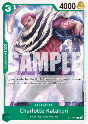 Carte One Piece Charlotte Katakuri ST16-003 C PRB02
