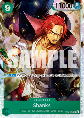 Carte One Piece Shanks ST16-004 SR PRB02