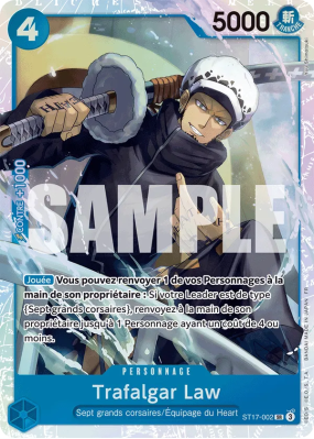 Carte One Piece Trafalgar Law ST17-002 SR PRB02