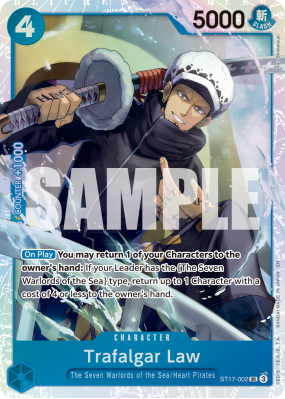 Carte One Piece Trafalgar Law ST17-002 SR PRB02