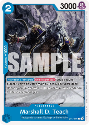 Carte One Piece Marshall D. Teach ST17-005 C PRB02