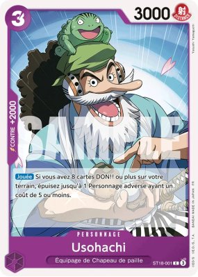 Carte One Piece Usohachi ST18-001 C PRB02