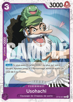 Carte One Piece Usohachi ST18-001 C FOIL PRB02