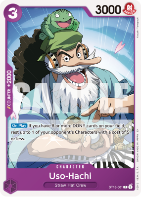 Carte One Piece Usohachi ST18-001 C PRB02