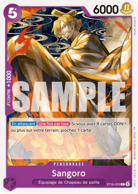 Carte One Piece Sangoro ST18-003 C PRB02