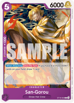 Carte One Piece Sangoro ST18-003 C PRB02