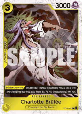Carte One Piece Charlotte Brûlée ST20-003 C PRB02