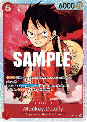 Carte One Piece Monkey D. Luffy ST01-012 SR