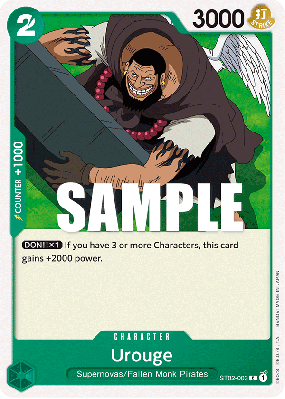 Carte One Piece Urouge ST02-003 C