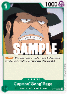 Carte One Piece Capone"Gang"Bege ST02-004 C