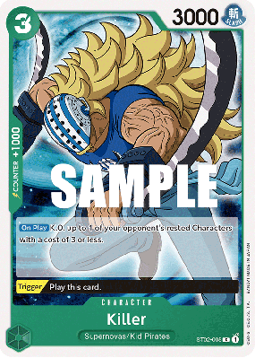 Carte One Piece Killer ST02-005 C