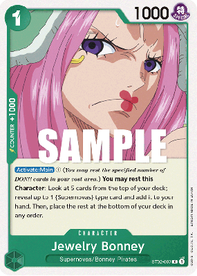 Carte One Piece Jewelry Bonney ST02-007 C